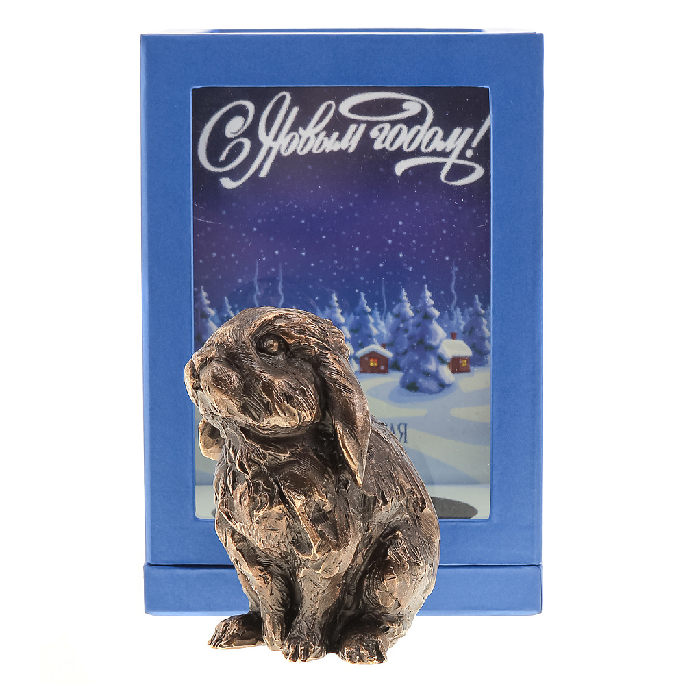 Бронзовая статуэтка «Кролик» - интернет магазин Русь Велика я фото 1