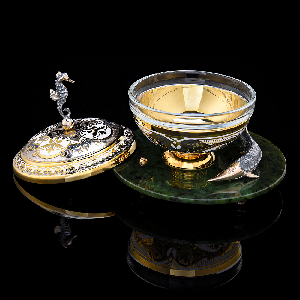 Икорница «Морской конек». Златоуст - интернет магазин Русь Велика я фото 1