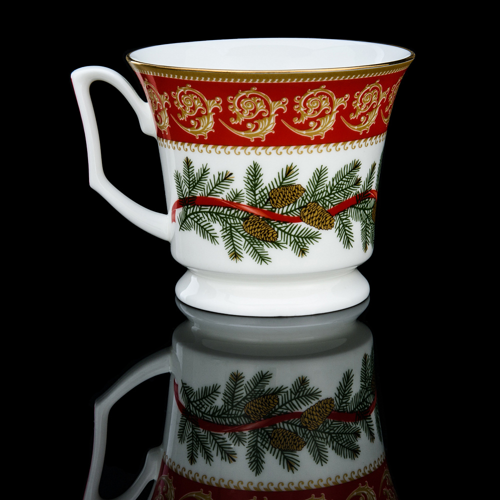 Чайная пара 210 мл «Рождественское чаепитие». Форма Юлия. ИФЗ - интернет магазин Русь Велика я фото 2