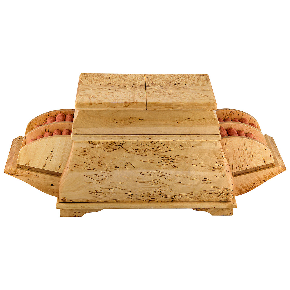 Деревянная шкатулка-ларец из карельской березы - интернет магазин Русь Велика я фото 7