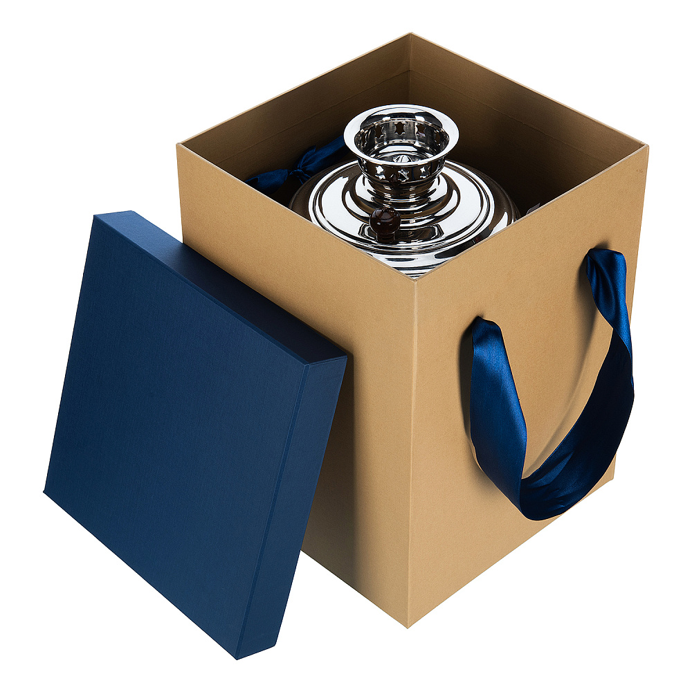 Подарочная упаковка с лентами 26х26х35 см - интернет магазин Русь Велика я фото 1