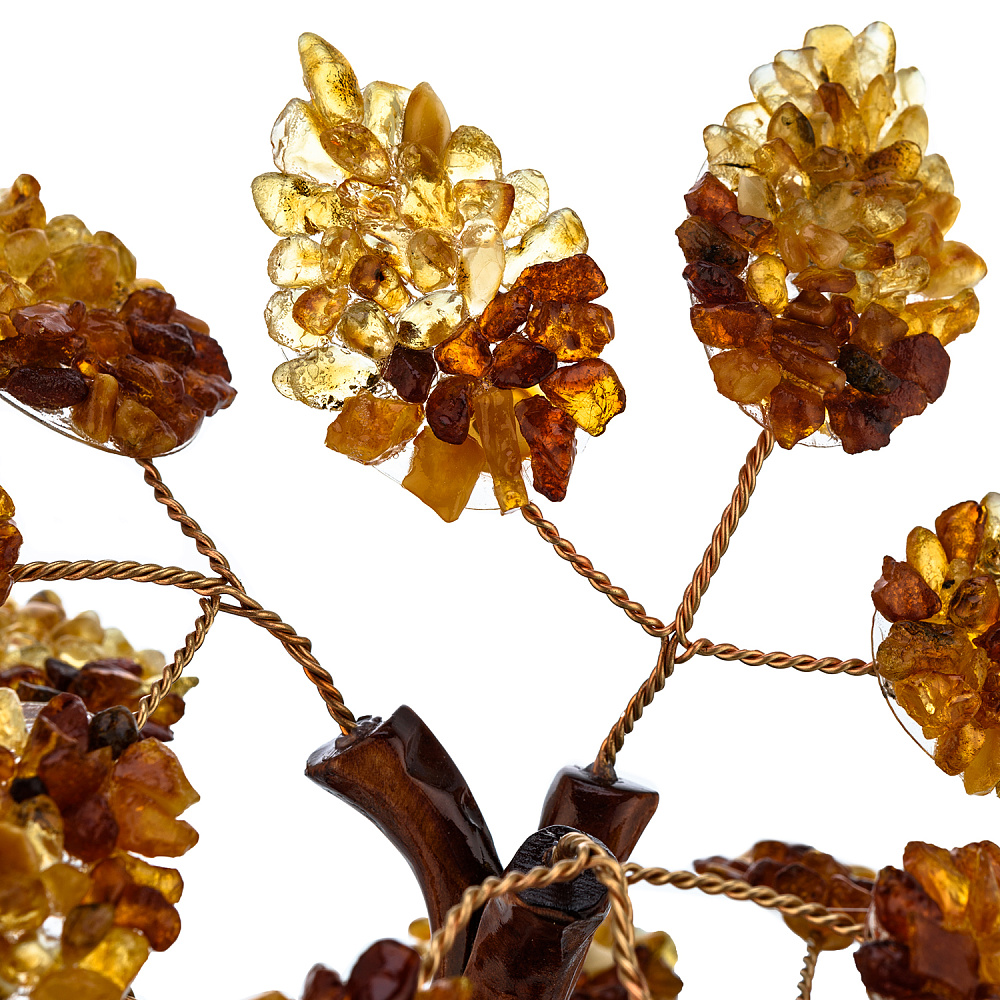 Денежное дерево из янтаря - интернет магазин Русь Велика я фото 2