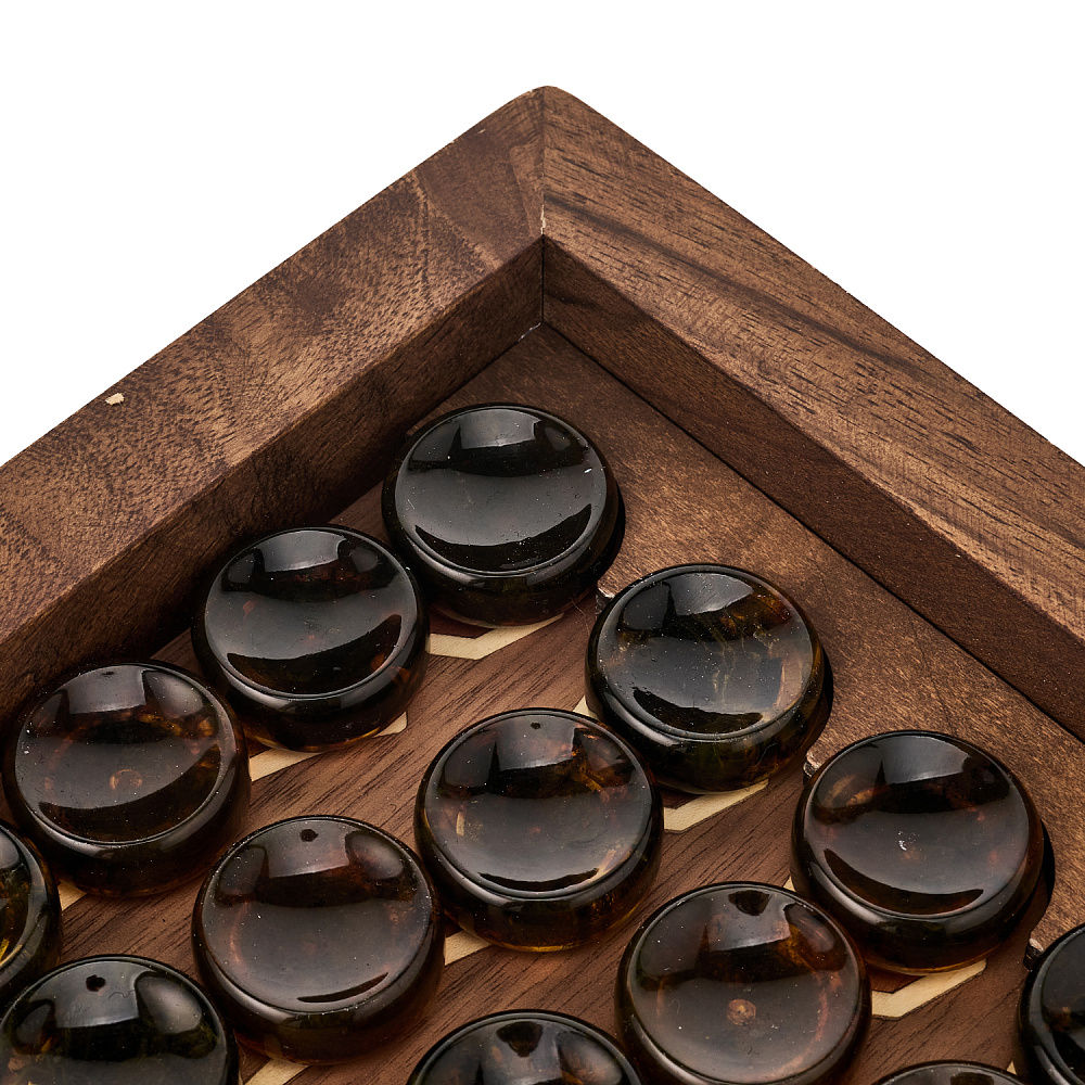 Нарды-шашки с янтарными фишками «Жасмин» 49х25 см - интернет магазин Русь Велика я фото 4