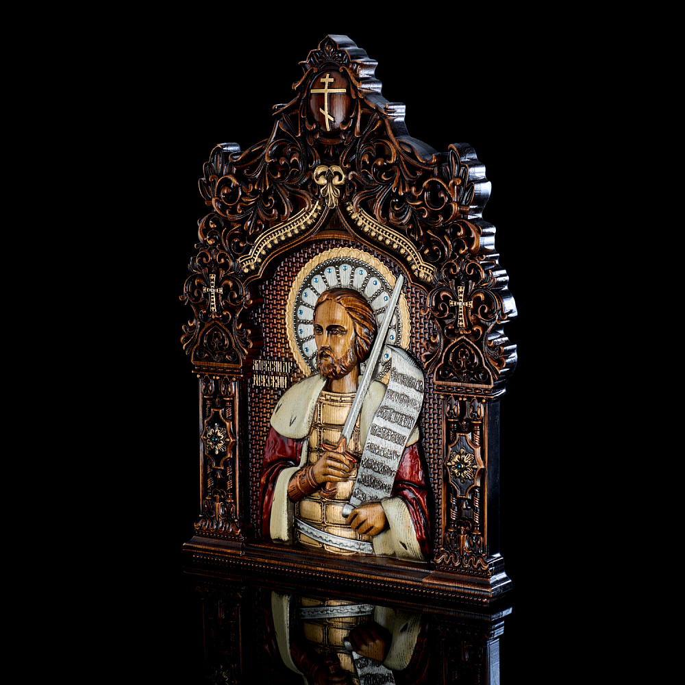 Икона настенная «Александр Невский» - интернет магазин Русь Велика я фото 1