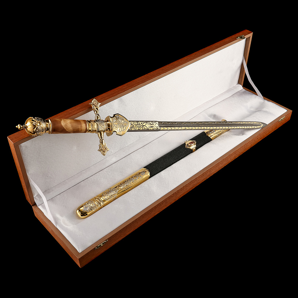 Кортик сувенирный «Царская охота». Златоуст - интернет магазин Русь Велика я фото 9