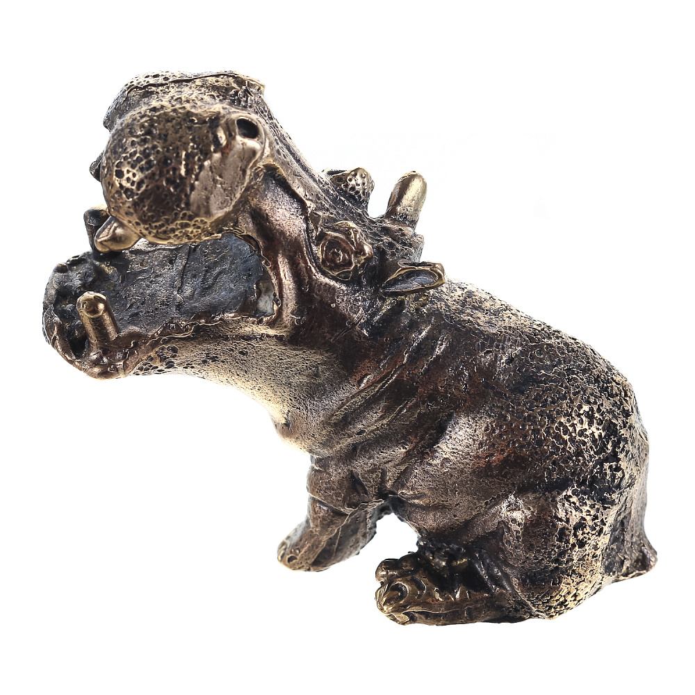 Бронзовая статуэтка «Бегемот» - интернет магазин Русь Велика я фото 3