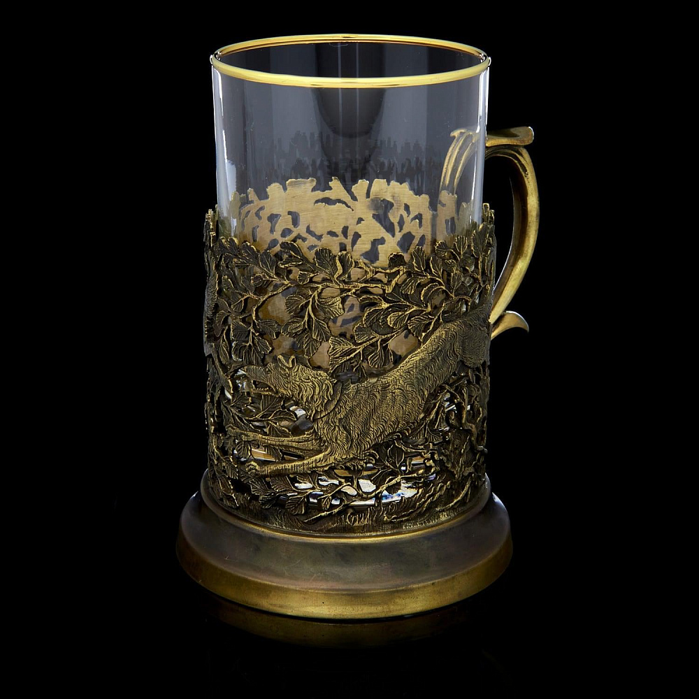 Подстаканник «Волки» - интернет магазин Русь Велика я фото 1