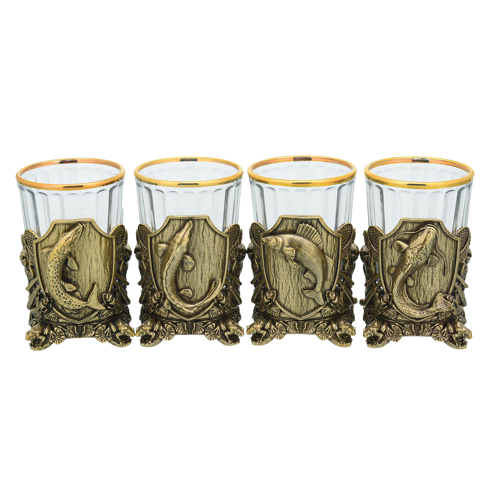 Подарочный набор с книгой и стопками «Рыбацкий» - интернет магазин Русь Велика я фото 8