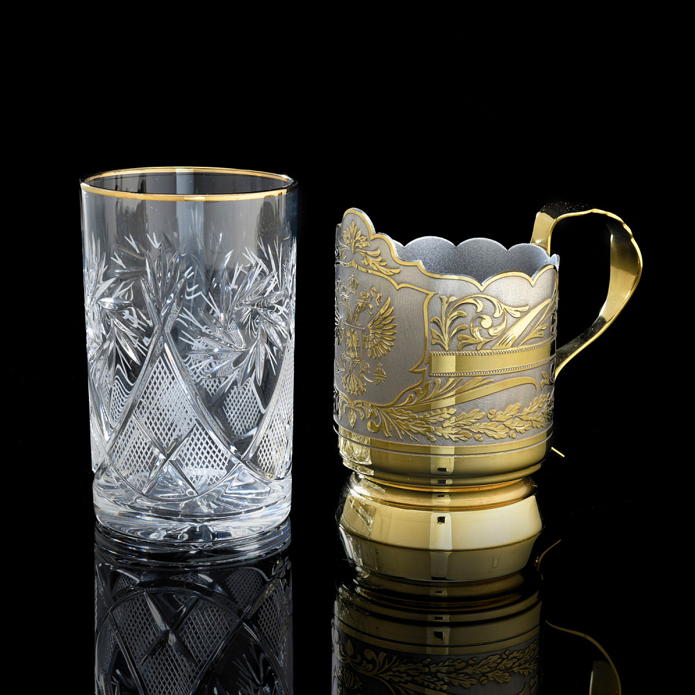 Подстаканник «Герб РФ». Златоуст - интернет магазин Русь Велика я фото 3