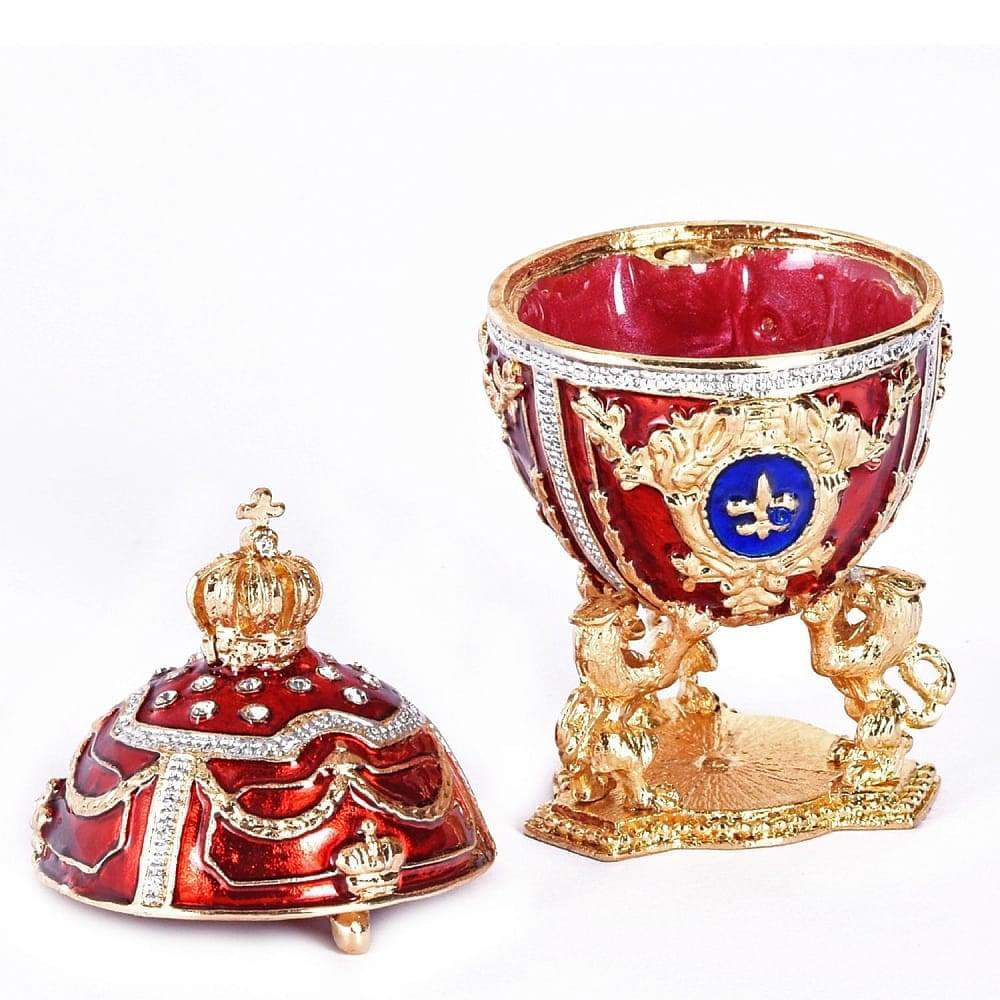 Шкатулка «Яйцо пасхальное» Фаберже - интернет магазин Русь Велика я фото 1