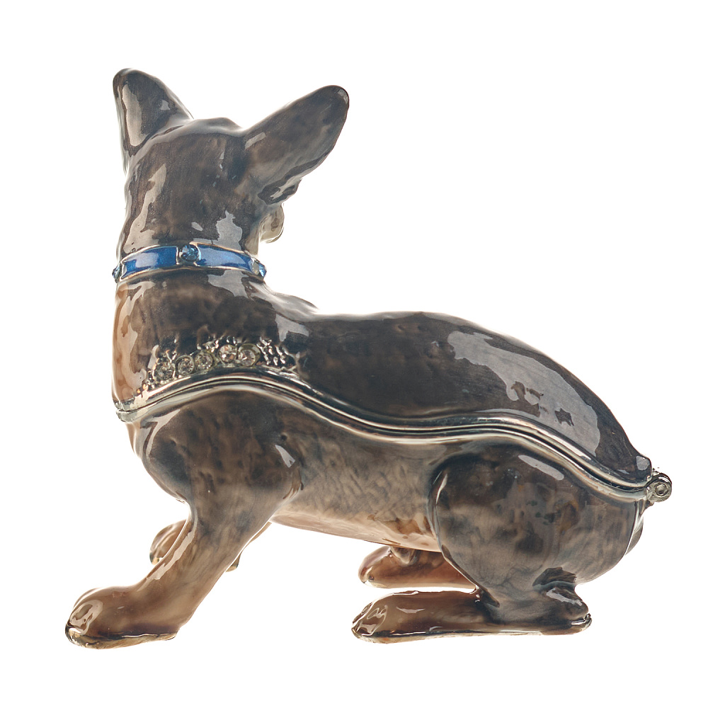Шкатулка «Кошка сфинкс». Традиции Фаберже - интернет магазин Русь Велика я фото 1