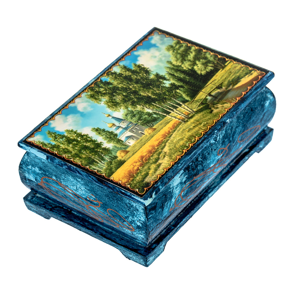 Шкатулка «Летний пейзаж» - интернет магазин Русь Велика я фото 1
