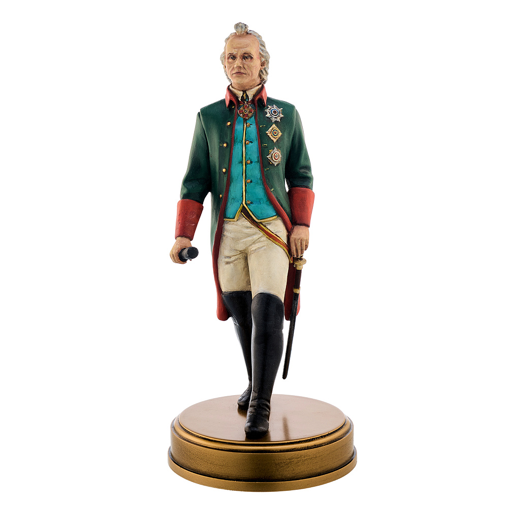 Деревянная резная скульптура «Суворов» - интернет магазин Русь Велика я 