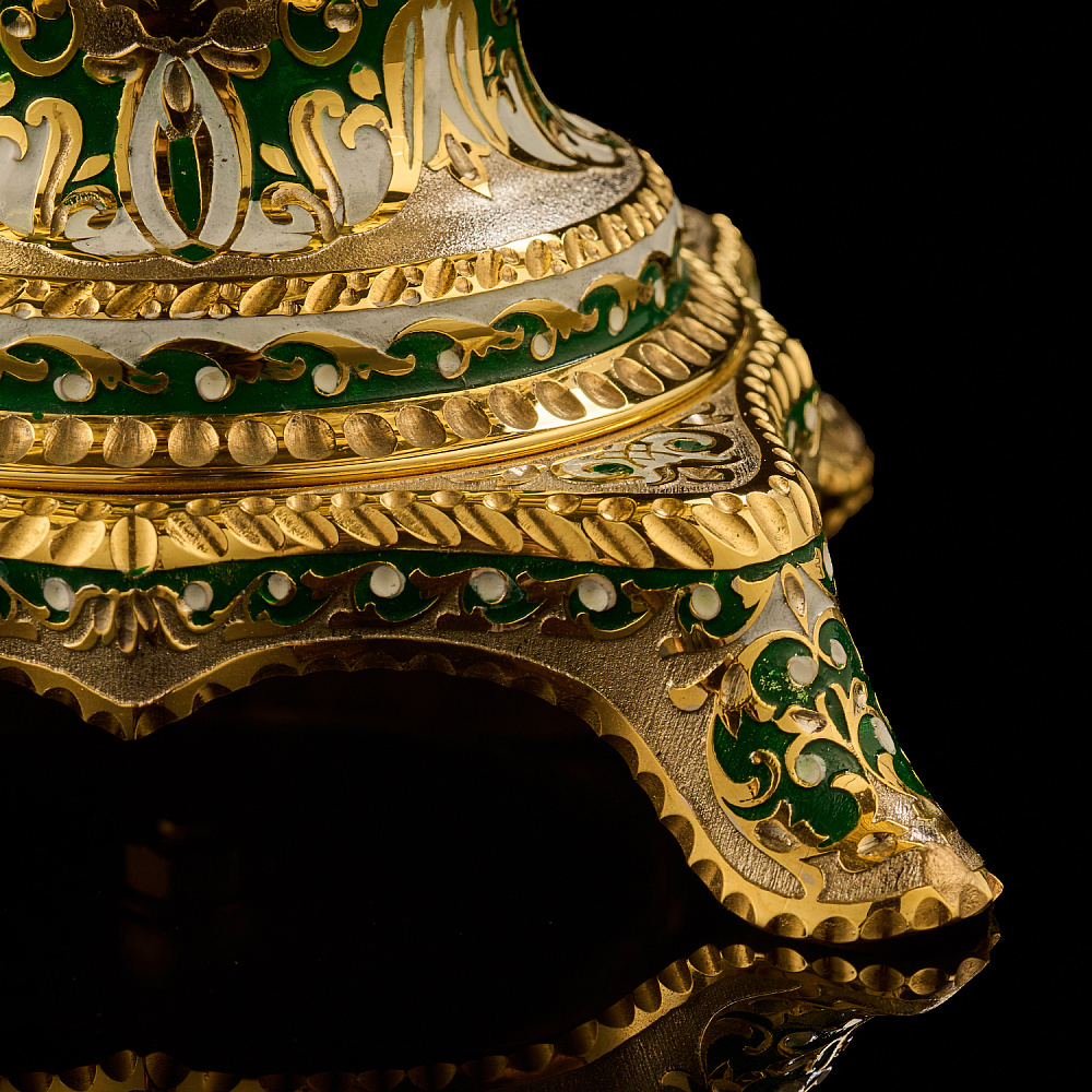 Самовар электрический 3 л с сервизом «Малахит». Златоуст - интернет магазин Русь Велика я фото 10