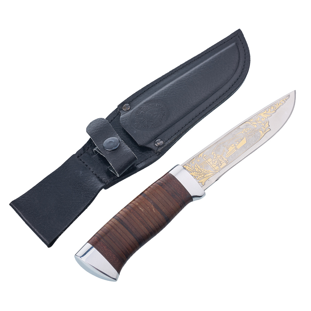 Нож сувенирный «Беркут. Пограничная служба». Златоуст - интернет магазин Русь Велика я 