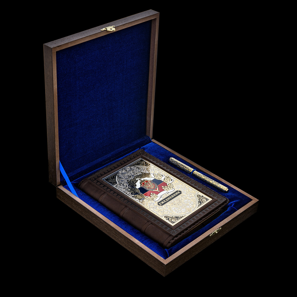 Набор с ежедневником и ручкой «ФСБ». Гравюра Златоуст - интернет магазин Русь Велика я фото 4