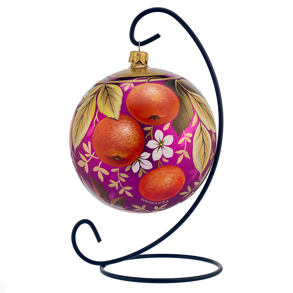 Шар новогодний с авторской росписью - интернет магазин Русь Велика я 