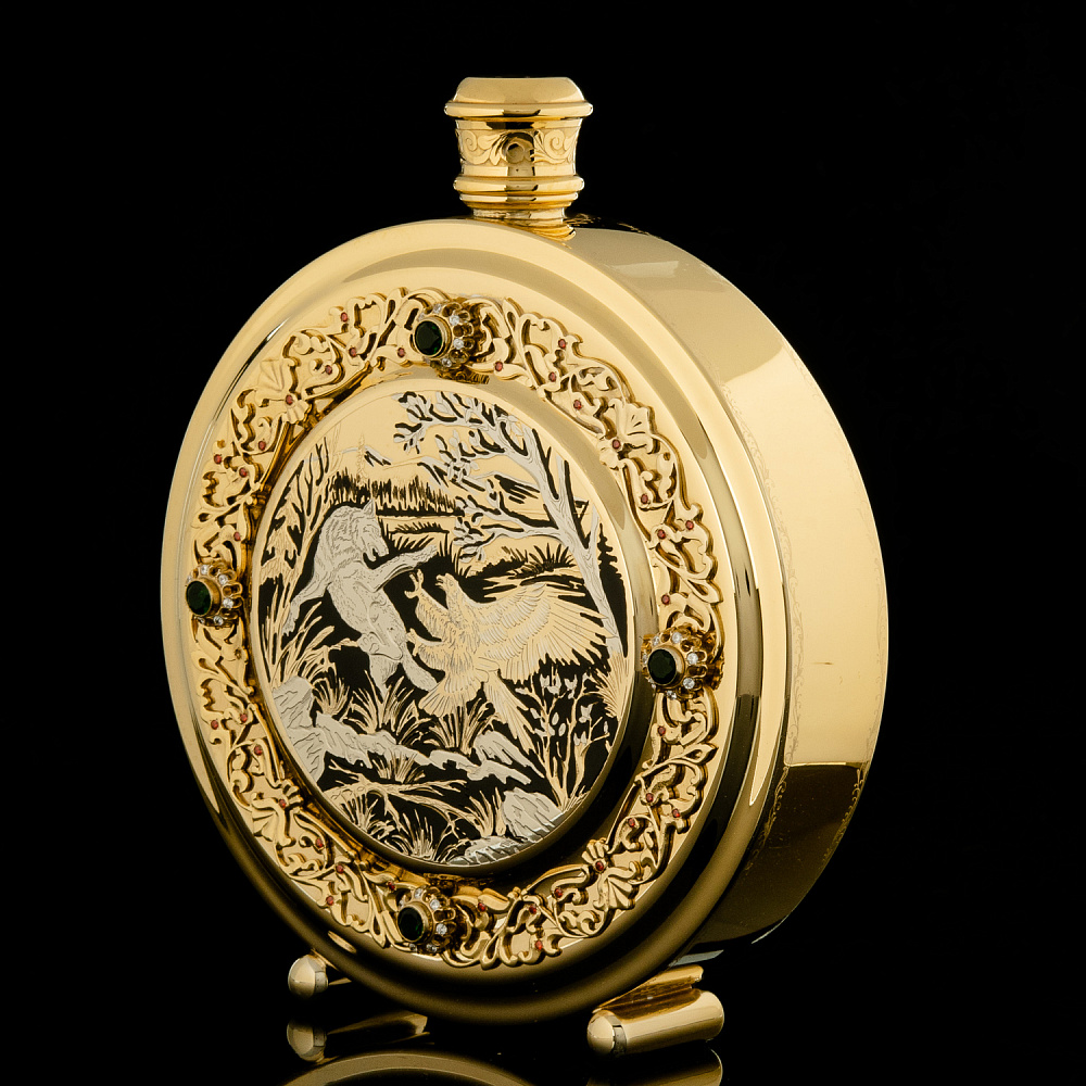 Питейный набор с флягой «Охотник». Златоуст - интернет магазин Русь Велика я фото 3