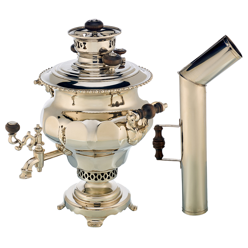 Самовар Баташева жаровой 4 л. - интернет магазин Русь Велика я 