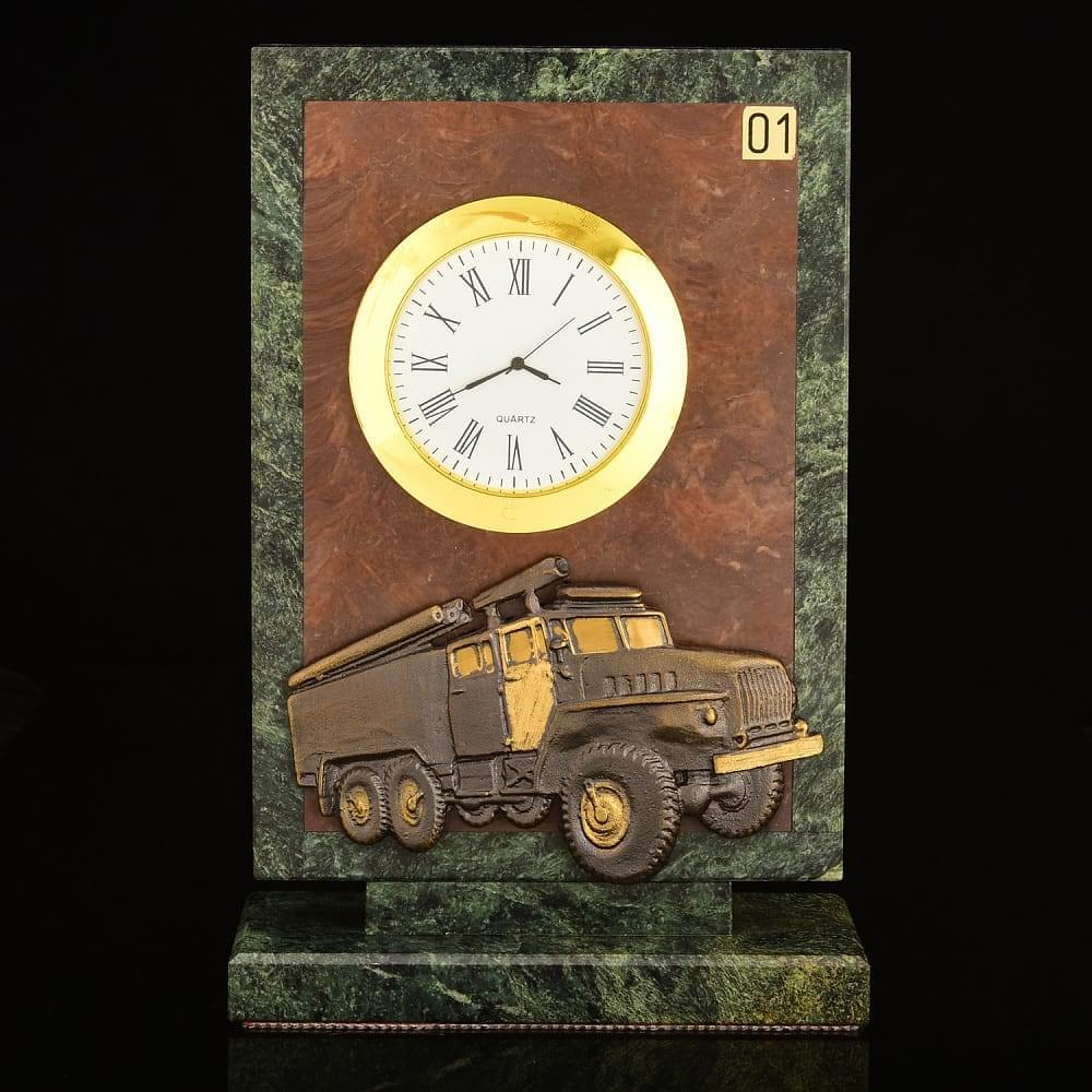 Часы настольные «Пожарная машина» - интернет магазин Русь Велика я 