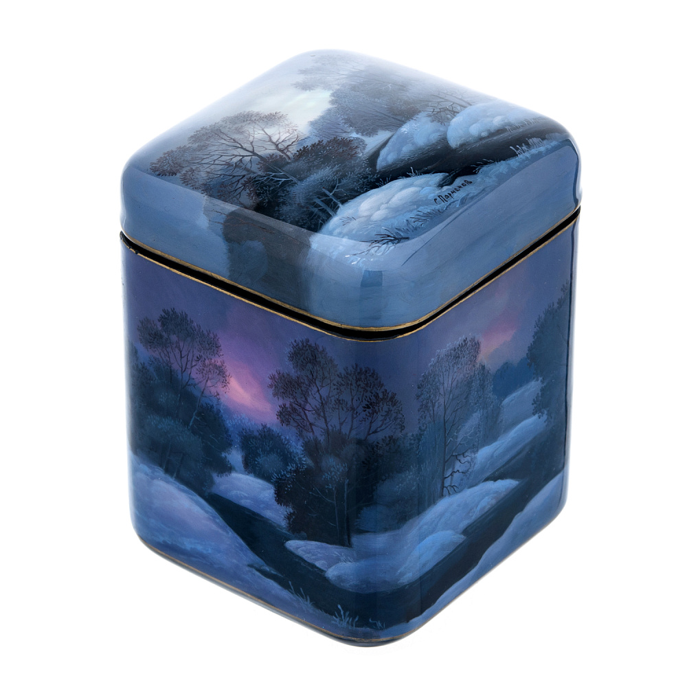 Шкатулка-ларец с художественной росписью «Весна» - интернет магазин Русь Велика я фото 1