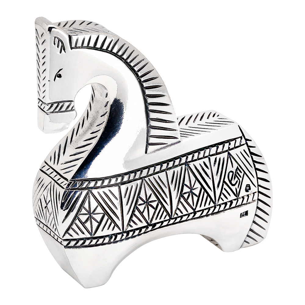 Лошадь Символ 2026 года. Статуэтка «Русский стиль» - интернет магазин Русь Велика я 