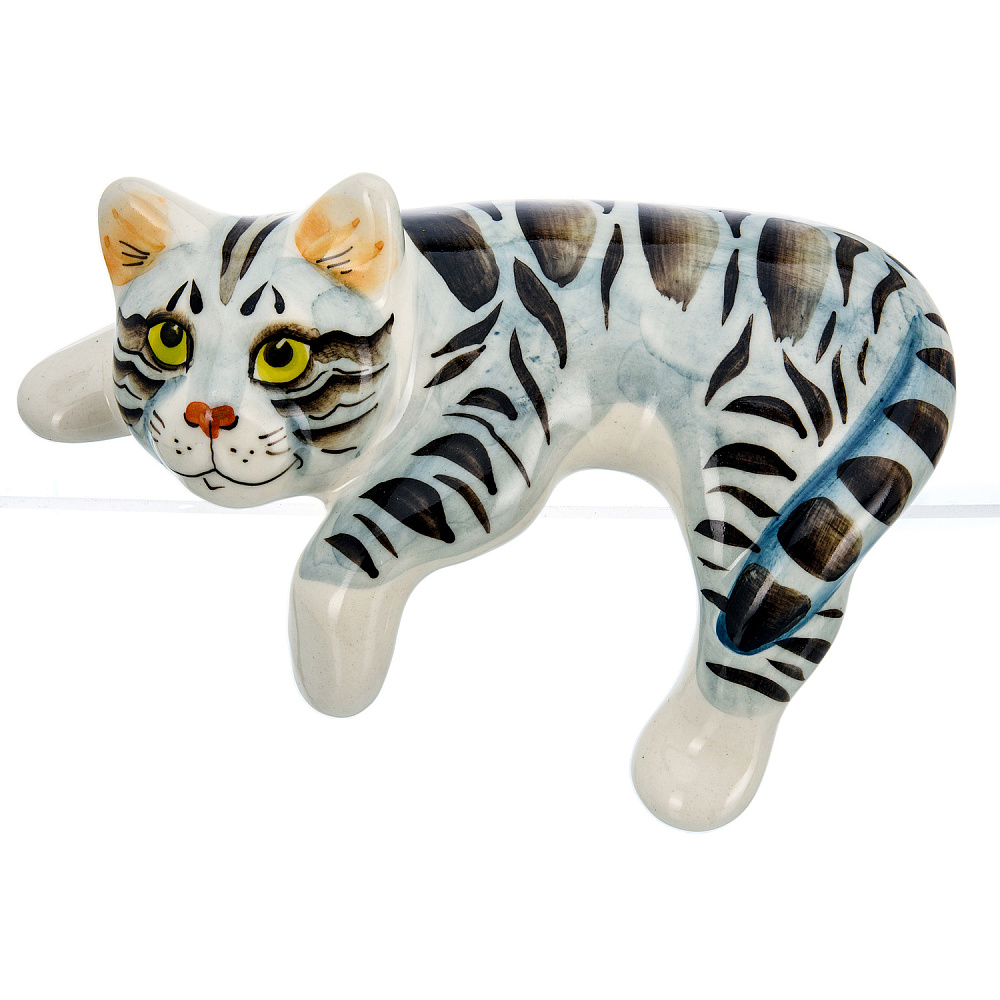 Фарфоровая статуэтка «Кошка» - интернет магазин Русь Велика я 