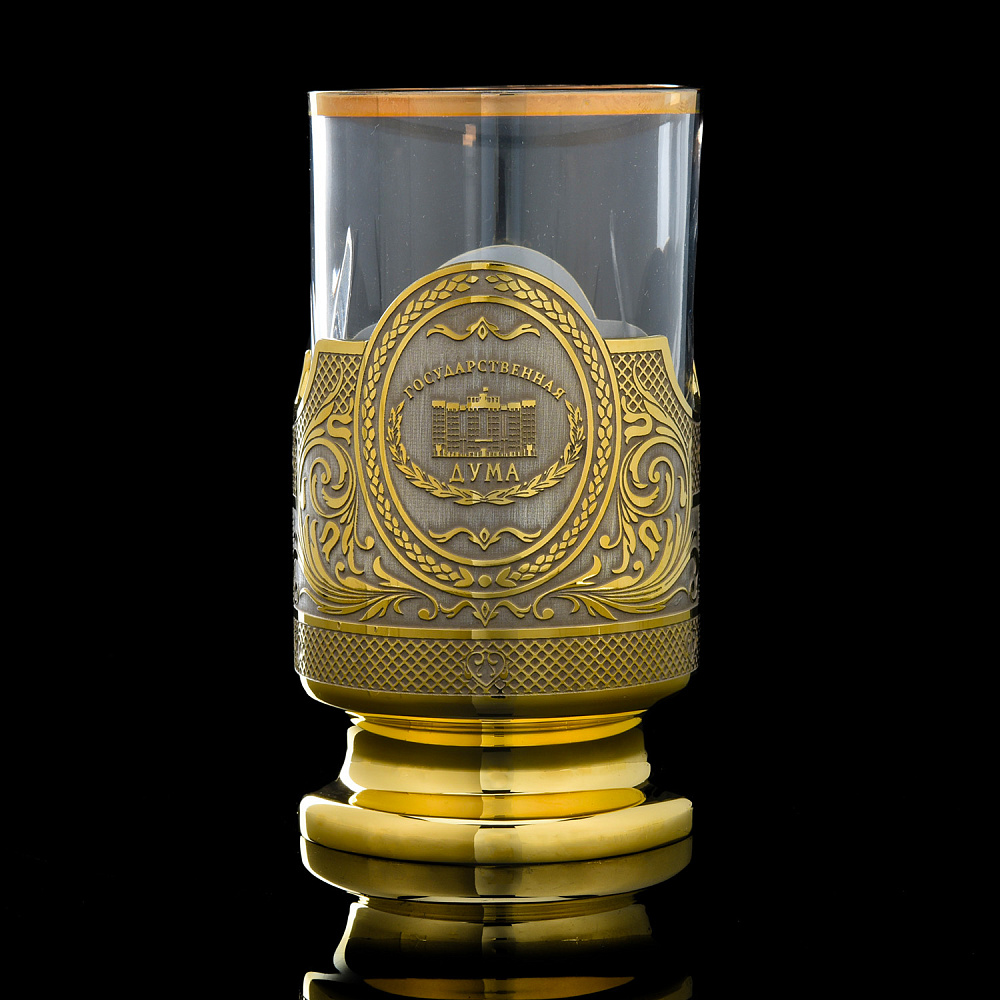 Подстаканник «Государственная дума». Златоуст - интернет магазин Русь Велика я фото 1