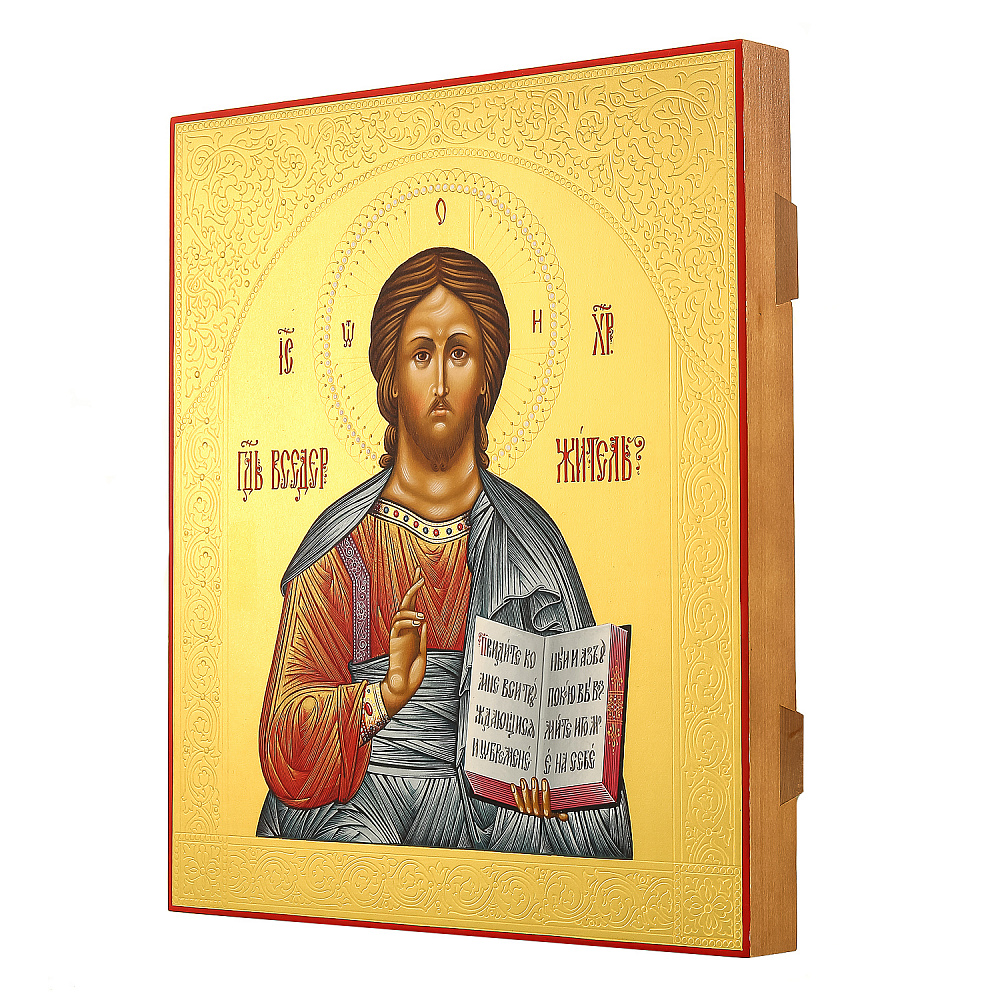 Икона на сусальном золоте «Господь Вседержитель» 27 х 31 см - интернет магазин Русь Велика я фото 1