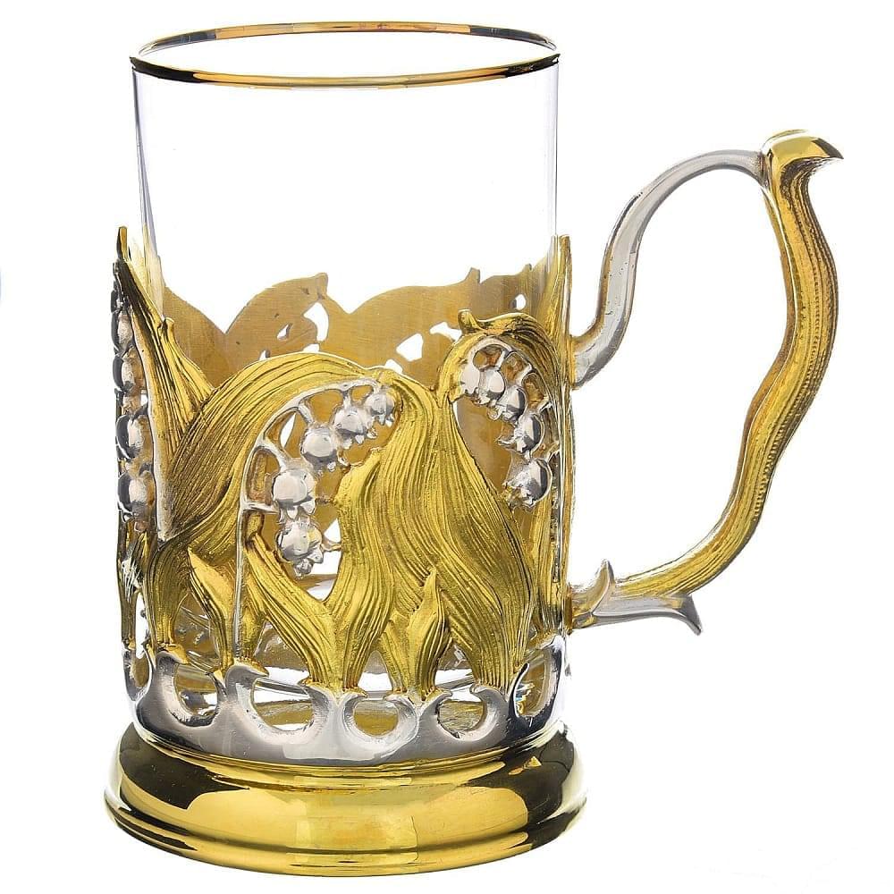 Подстаканник литой «Весна» с покрытием - интернет магазин Русь Велика я фото 1