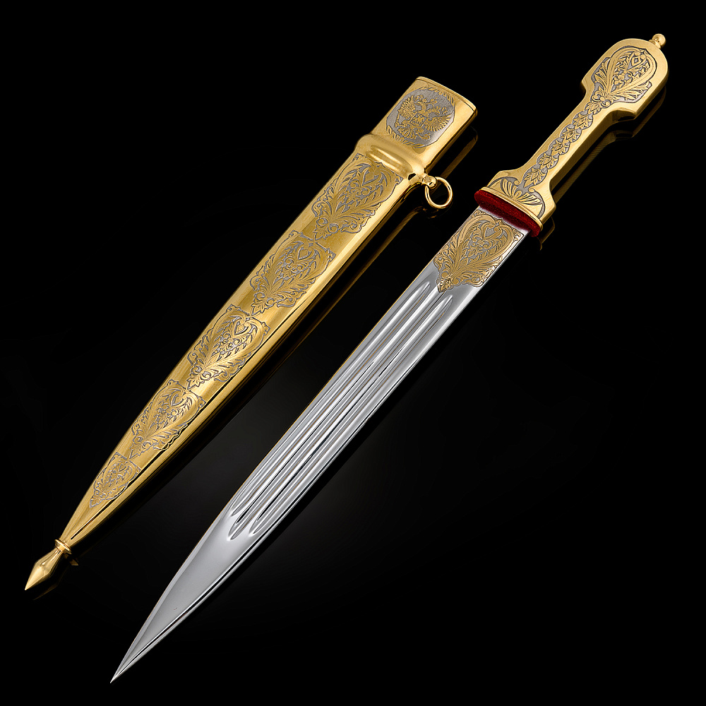 Кинжал сувенирный «Российский». Златоуст - интернет магазин Русь Велика я фото 1