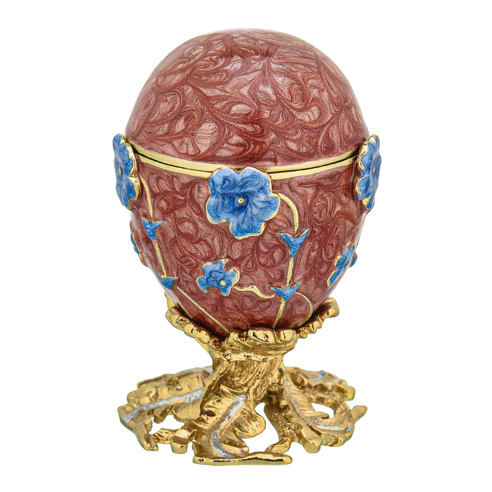Пасхальное яйцо-шкатулка «Маки». Традиции Фаберже - интернет магазин Русь Велика я 