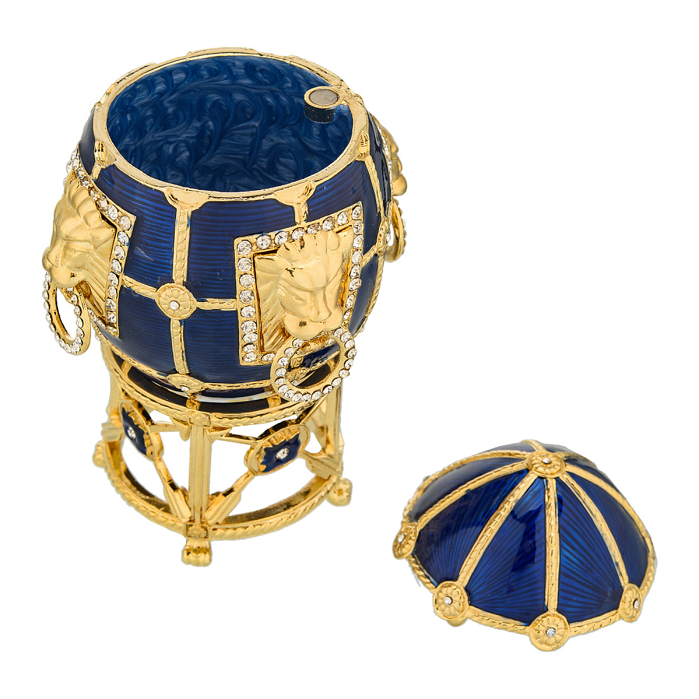 Пасхальное яйцо «Лев». Традиции Фаберже - интернет магазин Русь Велика я фото 2