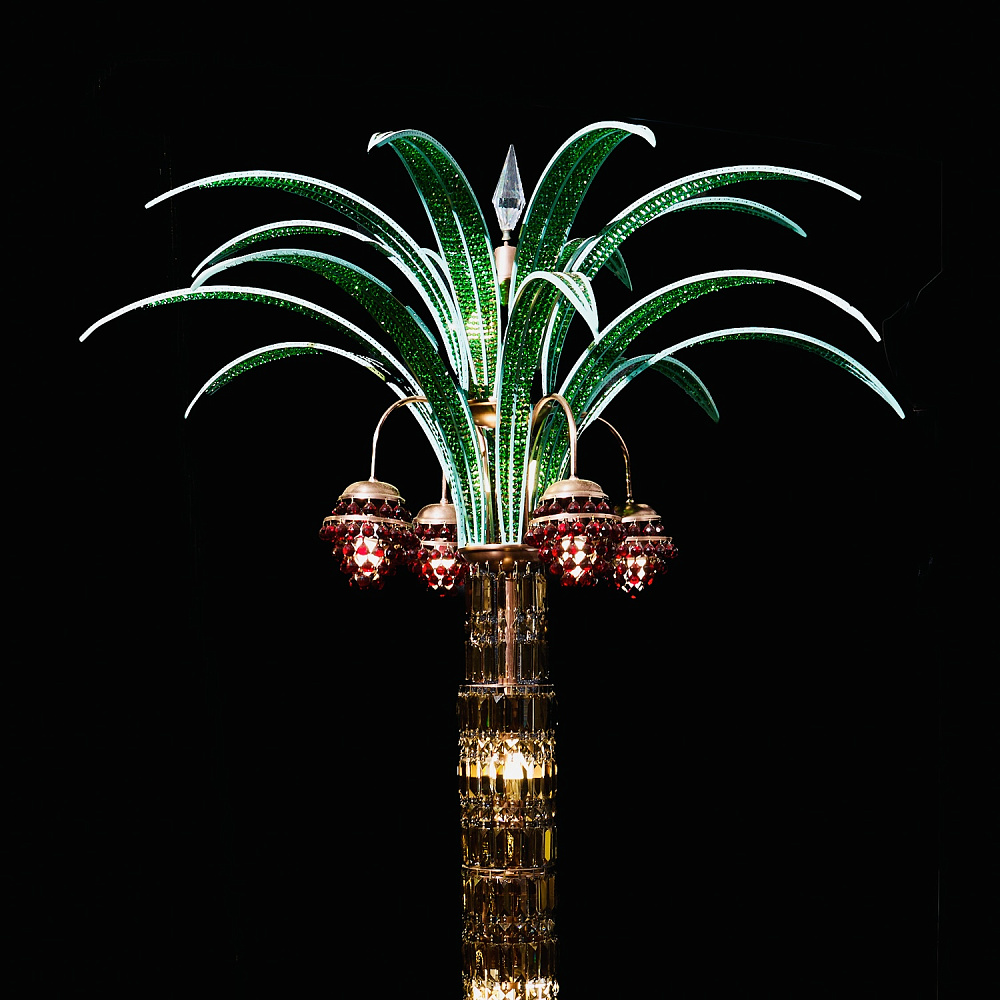 Торшер из хрусталя «Пальма» - интернет магазин Русь Велика я 