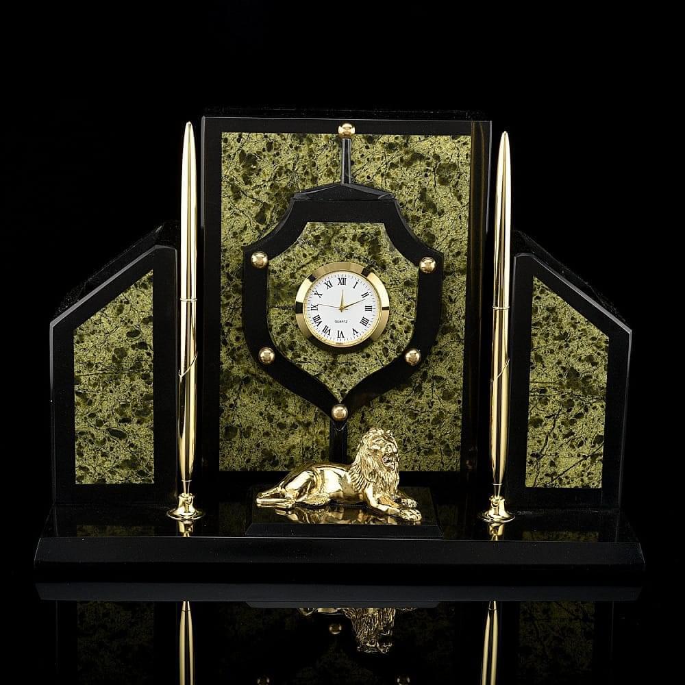 Настольный набор для руководителя «Лев». Златоуст - интернет магазин Русь Велика я 