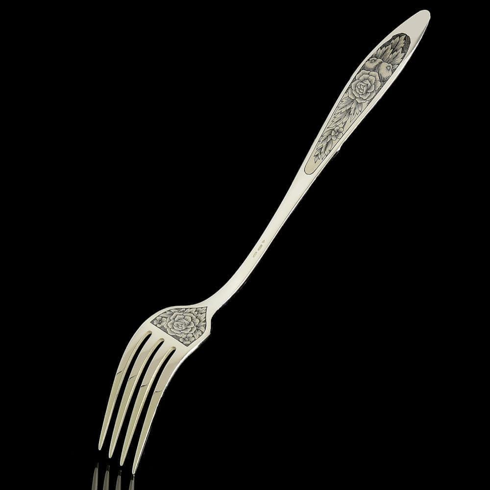 Столовый набор на 6 персон №5. Серебро 925* - интернет магазин Русь Велика я фото 7