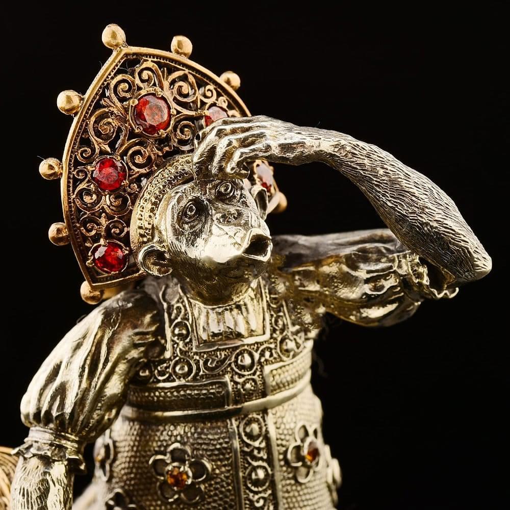 Бронзовый колокольчик «Царевна Чичи балалайка» - интернет магазин Русь Велика я фото 2