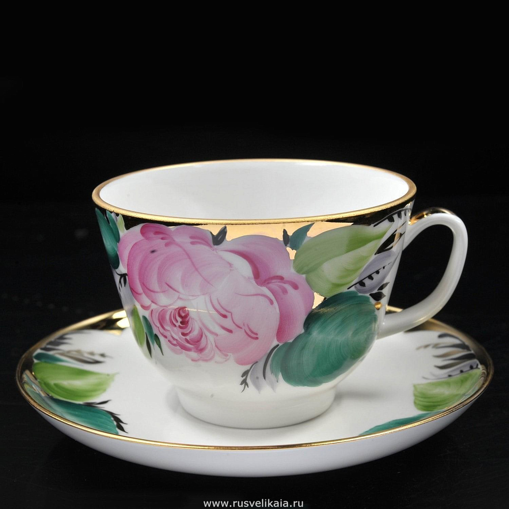 Чайная пара «Любовь» форма «Подарочная» ИФЗ - интернет магазин Русь Велика я 