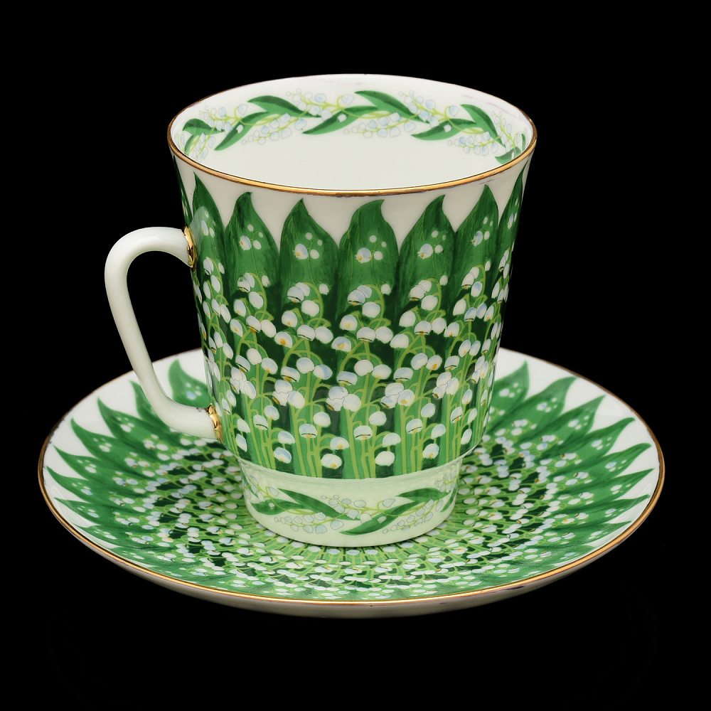 Кофейная пара 165 мл «Ландыши» - интернет магазин Русь Велика я фото 1