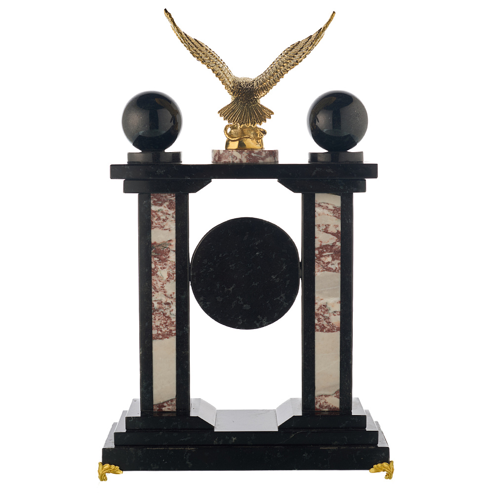 Часы настольные из камня «Орел» - интернет магазин Русь Велика я фото 3