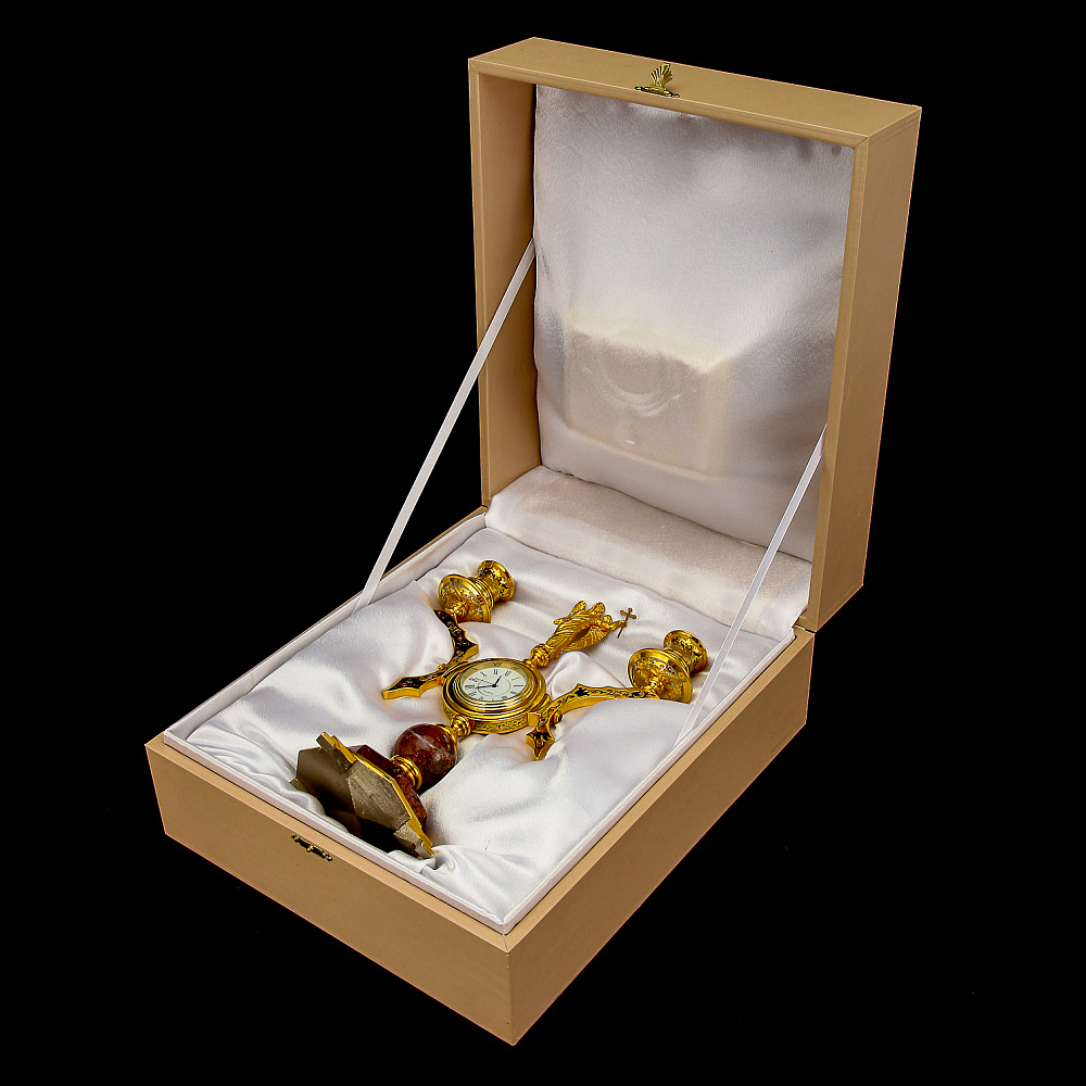 Часы-подсвечник «Архангел». Златоуст - интернет магазин Русь Велика я фото 5