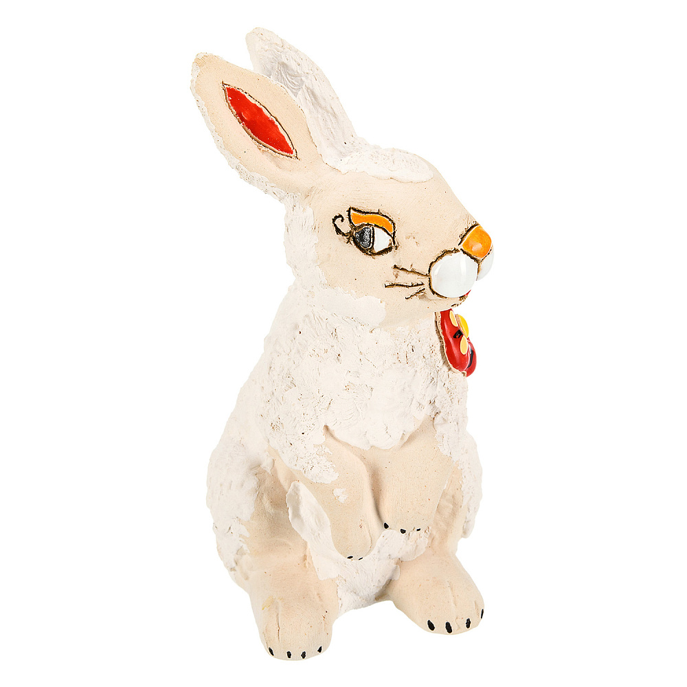 Статуэтка «Кролик с цветком» - интернет магазин Русь Велика я фото 2