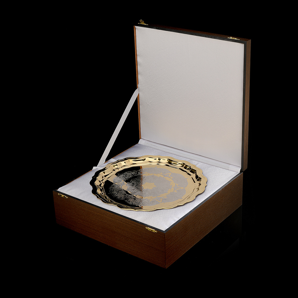 Чайный набор с подстаканниками «Москва. Спасская башня». Златоуст - интернет магазин Русь Велика я фото 6