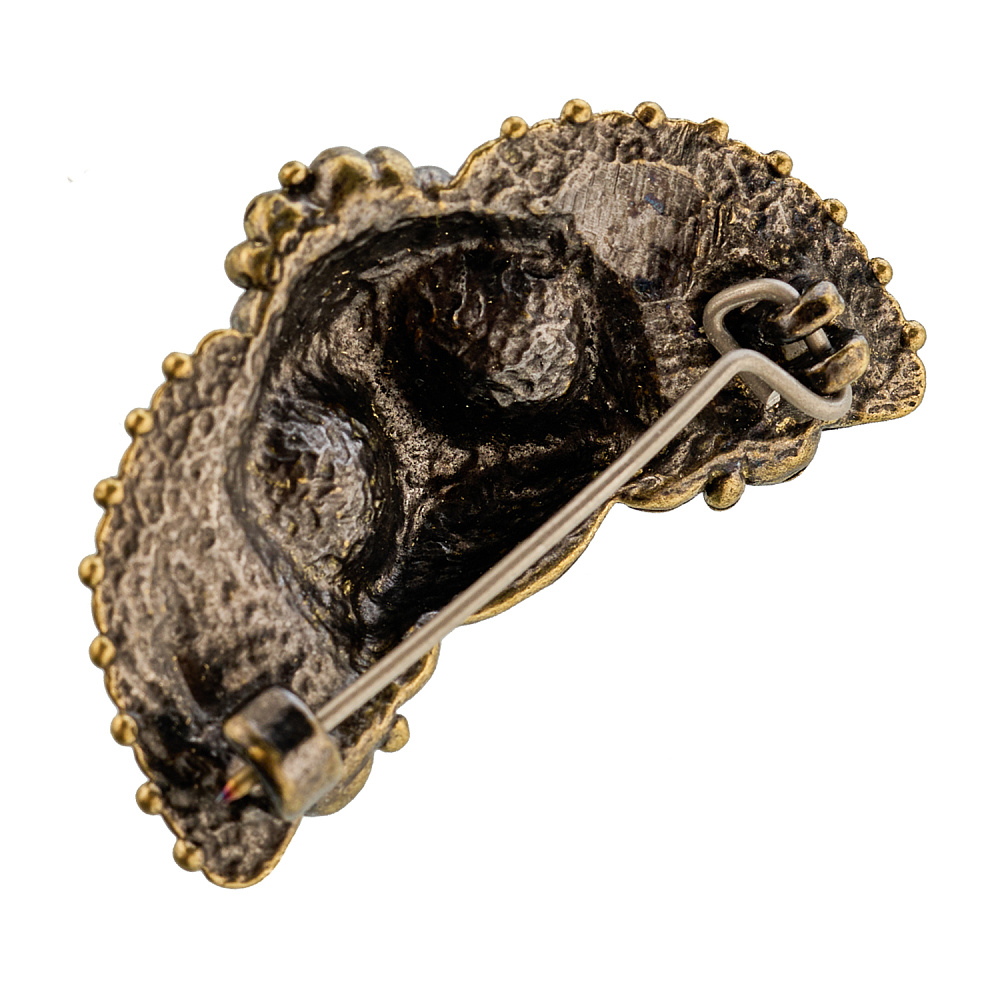 Брошь с янтарем «Совушка Жужа» - интернет магазин Русь Велика я фото 1