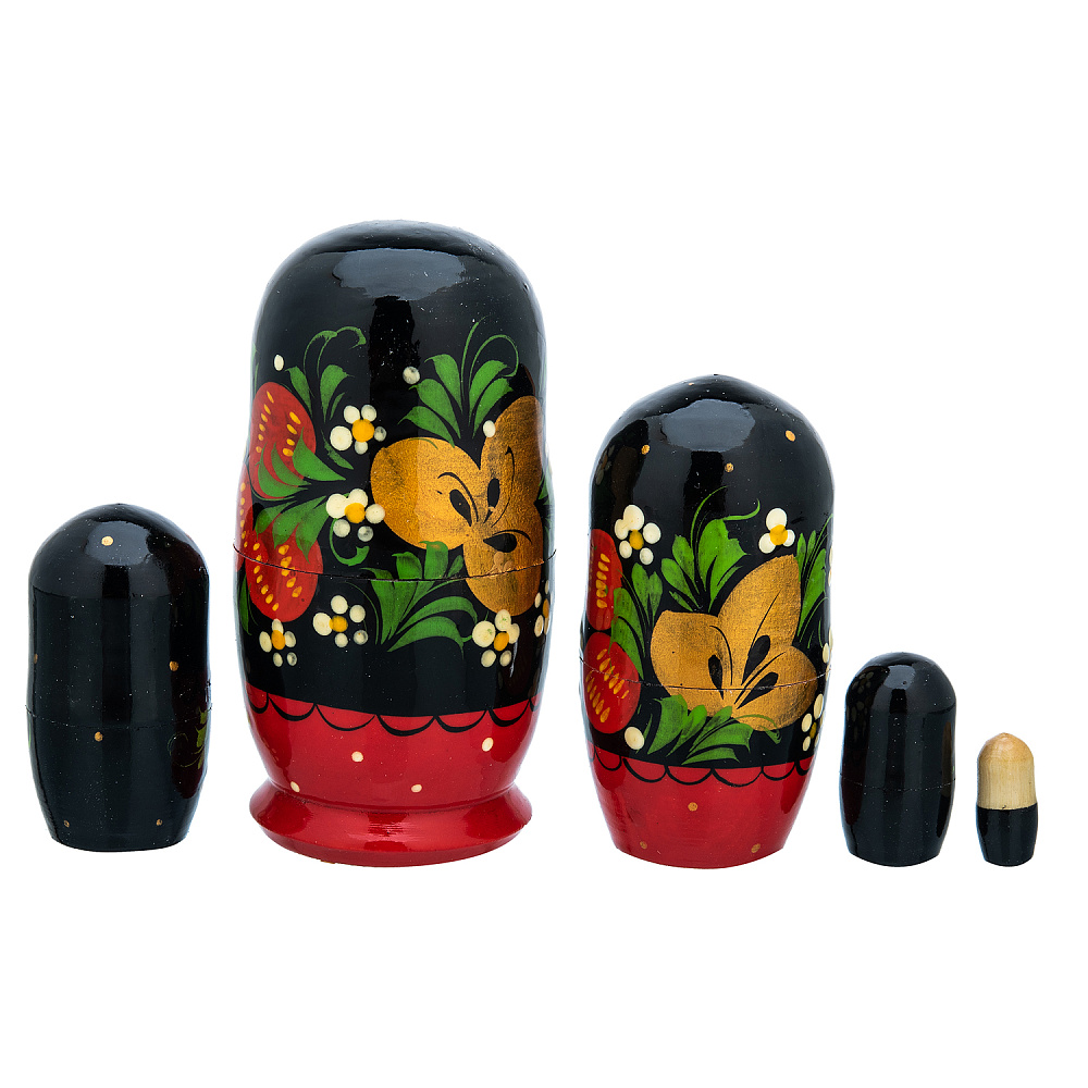 Матрешка «Клубника» 5 мест - интернет магазин Русь Велика я фото 2