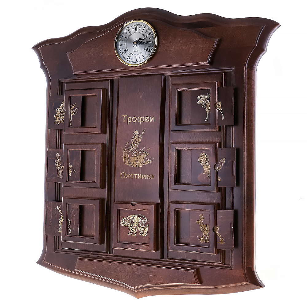 Настенное деревянное панно-щит «Трофеи охотника» - интернет магазин Русь Велика я фото 3