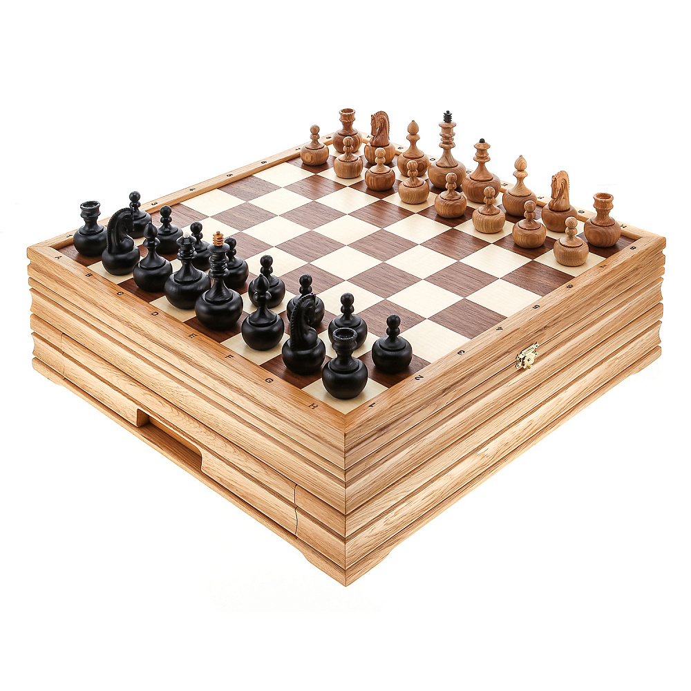 Набор настольных игр в деревянной шкатулке - интернет магазин Русь Велика я фото 1