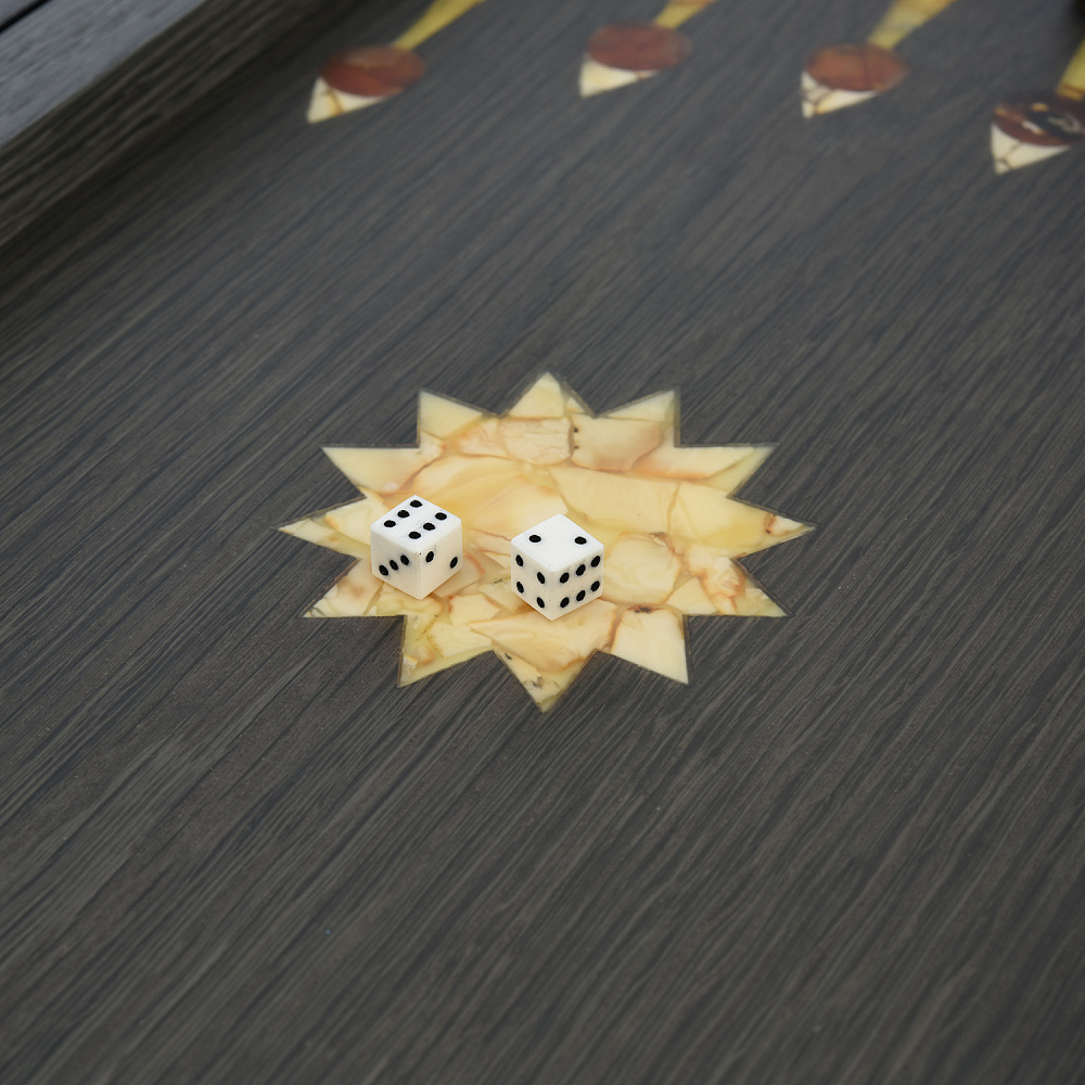 Нарды янтарные «Арабская ночь» 60х30 см - интернет магазин Русь Велика я фото 4