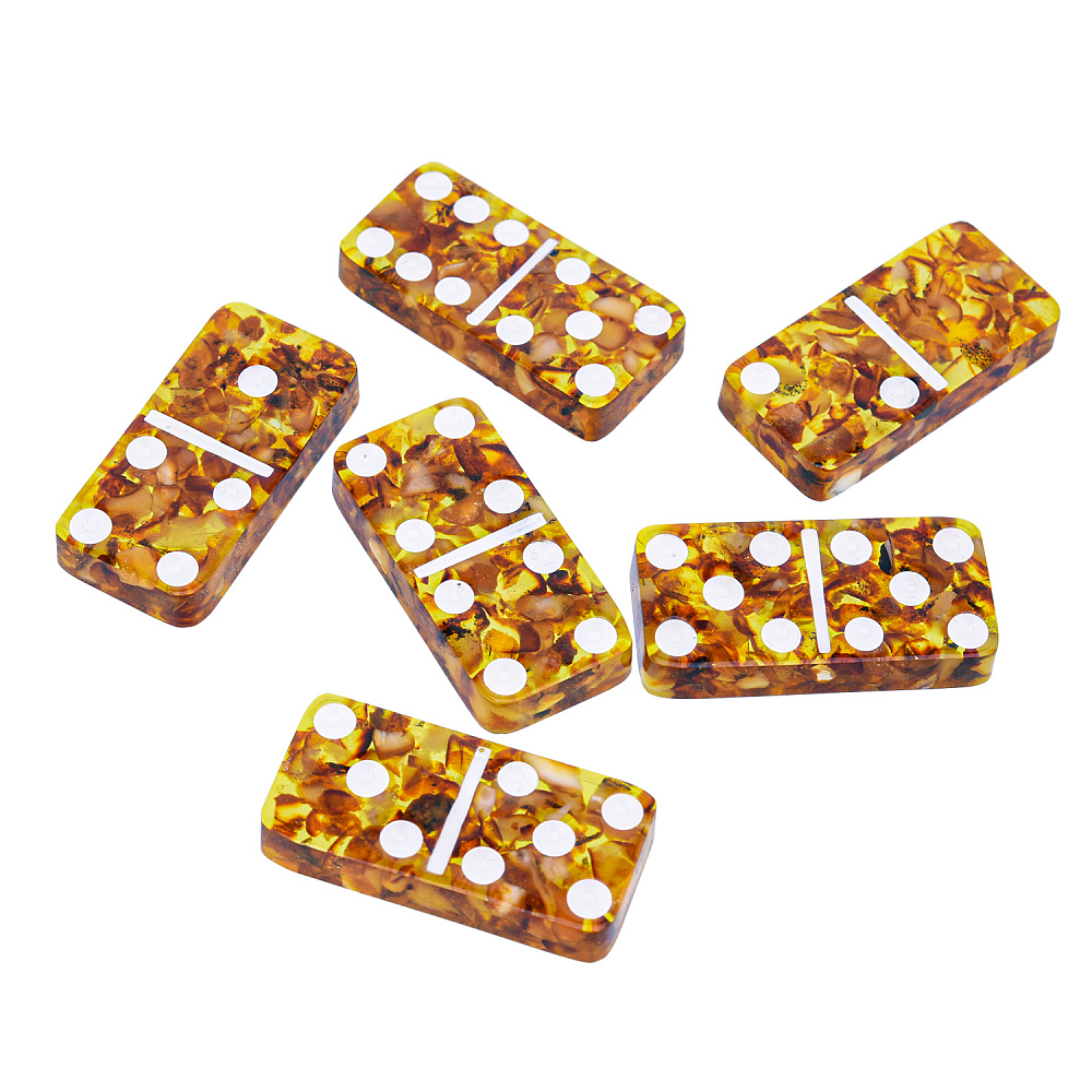 Домино янтарное «Герб ФСБ» - интернет магазин Русь Велика я фото 3