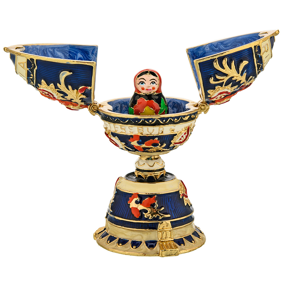 Пасхальное яйцо «Матрешка». Традиции Фаберже - интернет магазин Русь Велика я фото 1